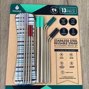 Manna 13 piece straw brush set